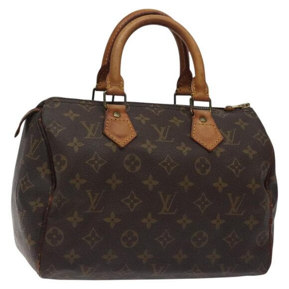 LOUIS VUITTON Monogram Speedy 25 Hand Bag M41528 LV Auth am8678 - Picture 1 of 16